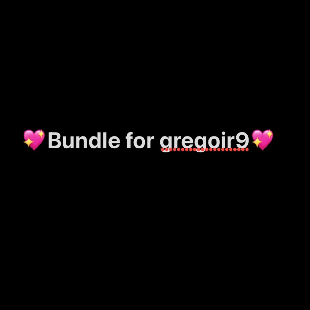 Bundle for gregoir9